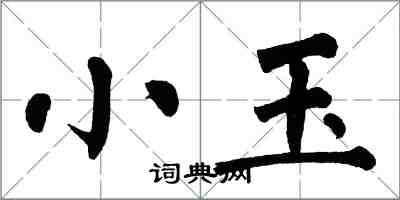 翁闓運小玉楷書怎么寫