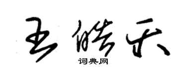 朱錫榮王皓夭草書個性簽名怎么寫