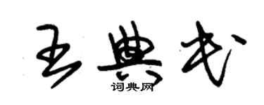 朱錫榮王典民草書個性簽名怎么寫