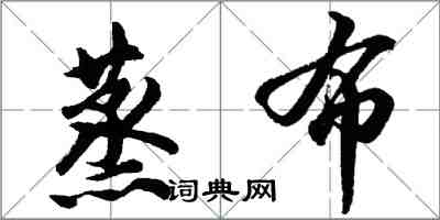 胡問遂蒸布行書怎么寫