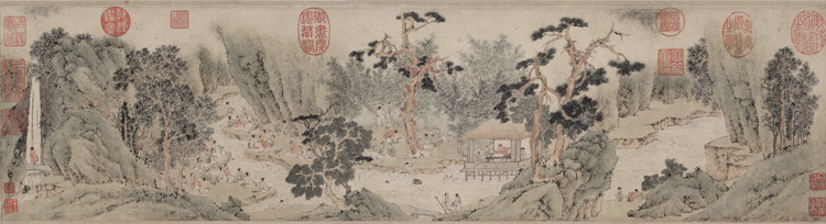 【高清tif】明祝允明行書《蘭亭序》文徵明補圖全卷下載-594M