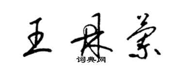 梁錦英王鼎蘭草書個性簽名怎么寫