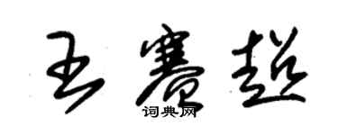 朱錫榮王賽超草書個性簽名怎么寫