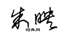 朱錫榮朱映草書個性簽名怎么寫