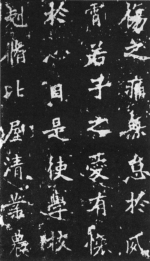 刀譜樣的書法《張猛龍碑》