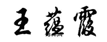 胡問遂王蘊霞行書個性簽名怎么寫