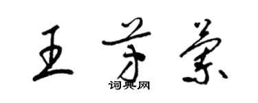 梁錦英王芳蘭草書個性簽名怎么寫