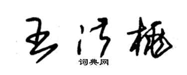 朱錫榮王淑桃草書個性簽名怎么寫