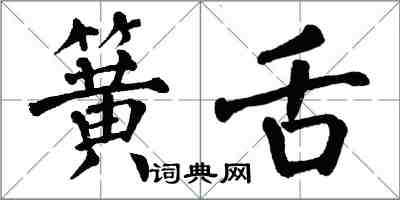 翁闓運簧舌楷書怎么寫