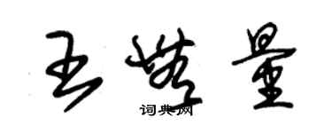 朱錫榮王無量草書個性簽名怎么寫
