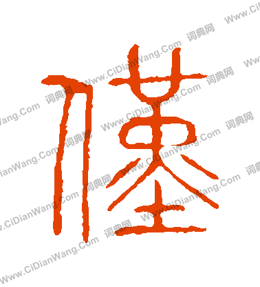 說文解字寫的僅