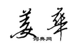 王正良姜華行書個性簽名怎么寫