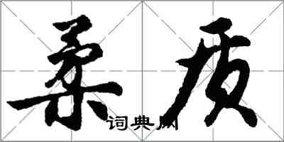 胡問遂柔質行書怎么寫