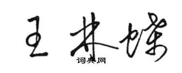 駱恆光王林蝶草書個性簽名怎么寫