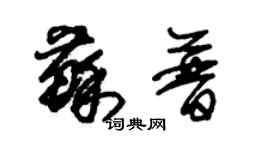 朱錫榮蘇普草書個性簽名怎么寫