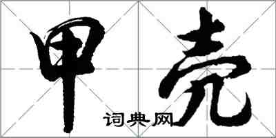 胡問遂甲殼行書怎么寫