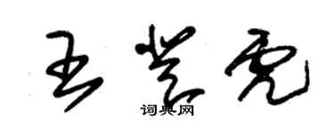 朱錫榮王登虎草書個性簽名怎么寫