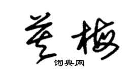 朱錫榮莫梅草書個性簽名怎么寫