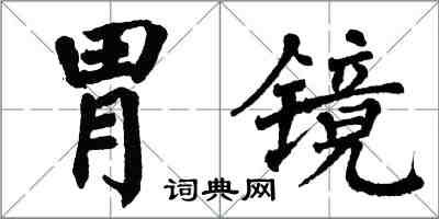 翁闓運胃鏡楷書怎么寫