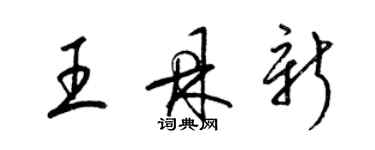 梁錦英王鼎新草書個性簽名怎么寫