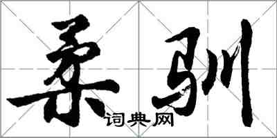 胡問遂柔馴行書怎么寫