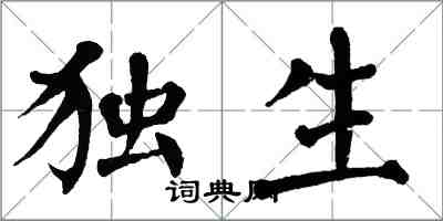 翁闓運獨生楷書怎么寫