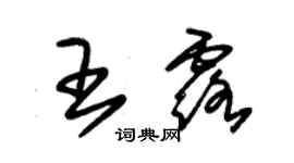 朱錫榮王露草書個性簽名怎么寫