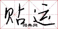 貼體的意思_貼體的解釋_國語詞典