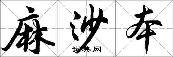 胡問遂麻沙本行書怎么寫