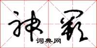 朱錫榮神闕草書怎么寫