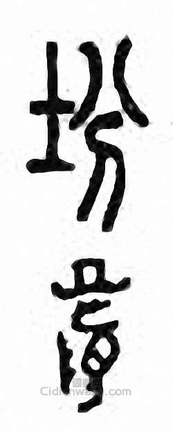 金石大字典的篆刻印章坋