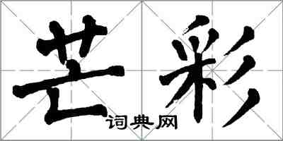 翁闓運芒彩楷書怎么寫