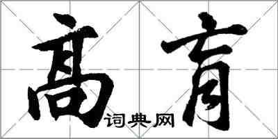 胡問遂高肓行書怎么寫