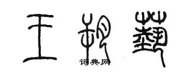 陳墨王朔藝篆書個性簽名怎么寫