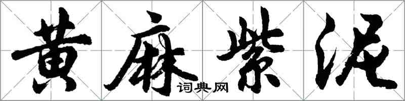 胡問遂黃麻紫泥行書怎么寫