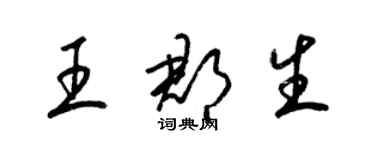 梁錦英王郡生草書個性簽名怎么寫