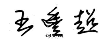 朱錫榮王豐超草書個性簽名怎么寫