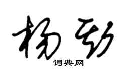 朱錫榮楊斯草書個性簽名怎么寫