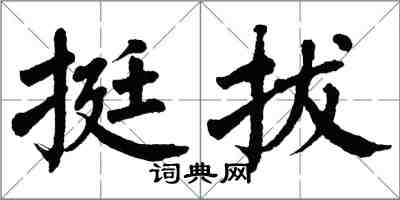 翁闓運挺拔楷書怎么寫