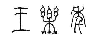 陳墨王樂年篆書個性簽名怎么寫