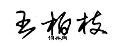 朱錫榮王柏枝草書個性簽名怎么寫