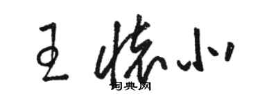 駱恆光王懷北草書個性簽名怎么寫