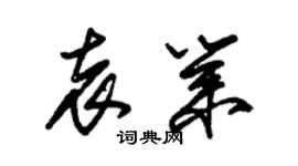 朱錫榮袁業草書個性簽名怎么寫