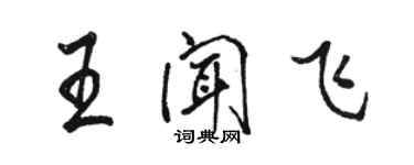 駱恆光王聞飛行書個性簽名怎么寫