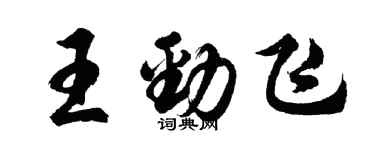 胡問遂王勁飛行書個性簽名怎么寫