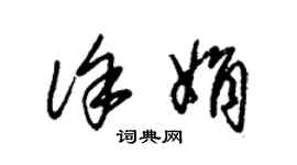 朱錫榮徐娟草書個性簽名怎么寫