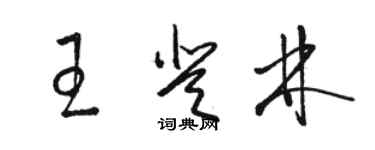 駱恆光王登林草書個性簽名怎么寫