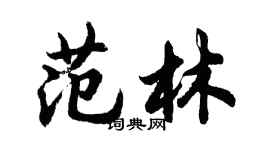 胡問遂范林行書個性簽名怎么寫