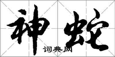 胡問遂神蛇行書怎么寫