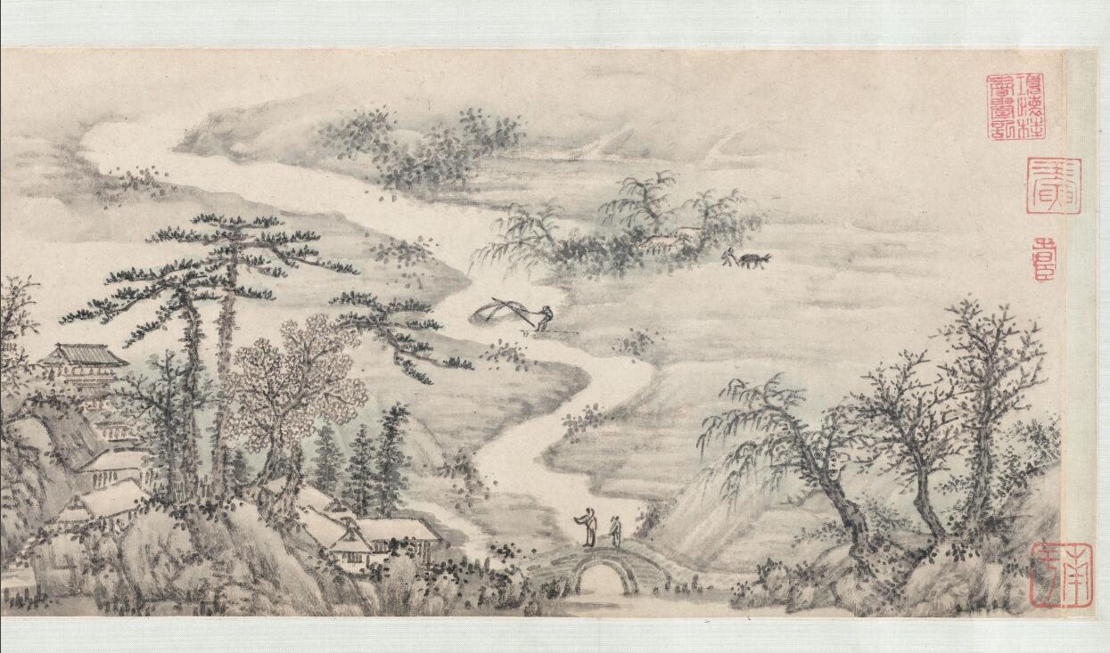 【pdf+jpg高清】明 謝時臣《虎丘圖卷》下載_37.4M